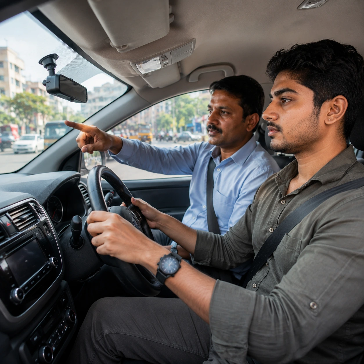Learn driving in your own car in Bangalore